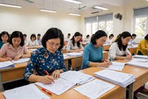 Chấm kiểm tra - một khâu quan trọng trong kỳ thi tuyển sinh 10