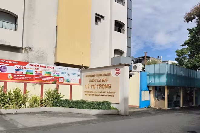 Trường Cao đẳng Lý Tự Trọng Thành phố Hồ Chí Minh. Ảnh website nhà trường