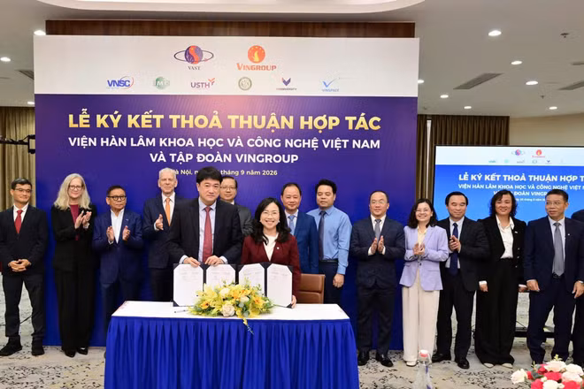 Vingroup và Viện Hàn lâm Khoa học và Công nghệ Việt Nam hợp tác phát triển công nghệ mũi nhọn