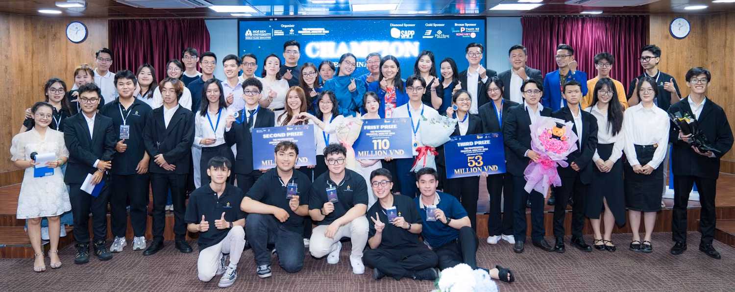 Cuộc thi The Professional Finance Analyst được tổ chức 100% bằng tiếng Anh bởi sinh viên Khoa Tài chính – Ngân hàng, Trường Đại học Hoa Sen.