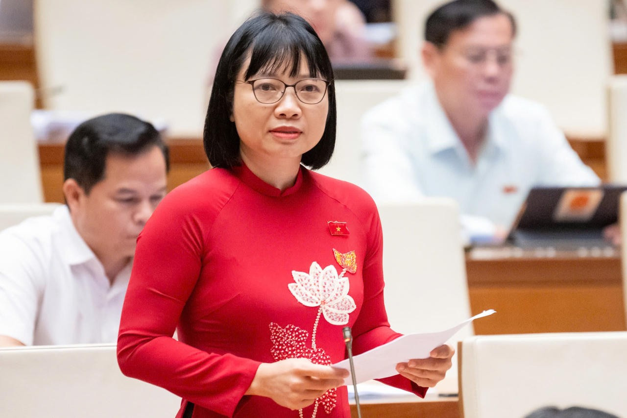 Đại biểu Quốc hội Nguyễn Thị Việt Nga - Phó trưởng Đoàn chuyên trách Đoàn đại biểu Quốc hội thành phố Hải Phòng. Ảnh: NVCC