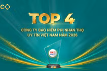BIC lọt TOP 4 công ty bảo hiểm phi nhân thọ uy tín lần thứ hai liên tiếp