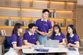 Sinh viên Trường Đại học Intracom. Ảnh NTCC