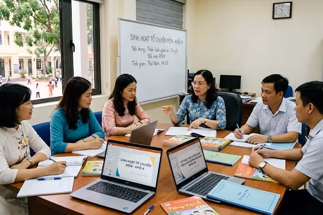 Hiệu trưởng, hiệu phó làm quản lý lâu năm bố trí làm tổ trưởng chuyên môn có phù hợp?