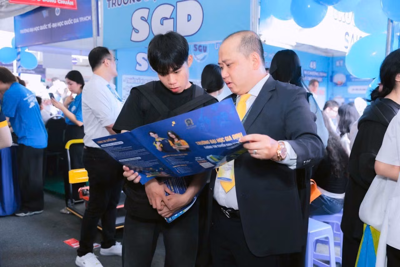 Tiến sĩ Mai Đức Toàn, Chuyên gia hướng nghiệp đại học, Giám đốc Trung tâm Tuyển sinh - Truyền thông Trường Đại học Gia Định. Ảnh: NVCC