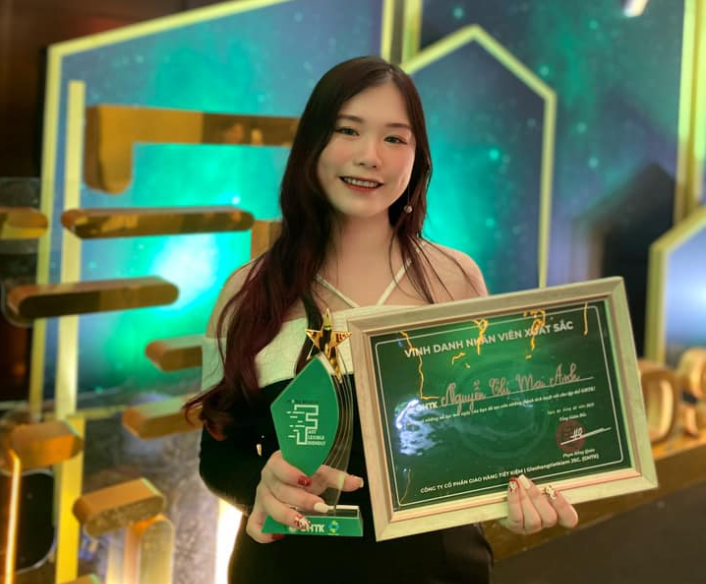 Hiện tại Mai Anh đang giữ chức vụ Product Team Leader tại Công ty cổ phần Giao Hàng Tiết Kiệm. Ảnh: NVCC