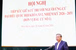 Tổng Bí thư Tô Lâm dự Hội nghị tiếp xúc giữa cử tri với người ứng cử ĐBQH khóa XVI ở Hà Nội
