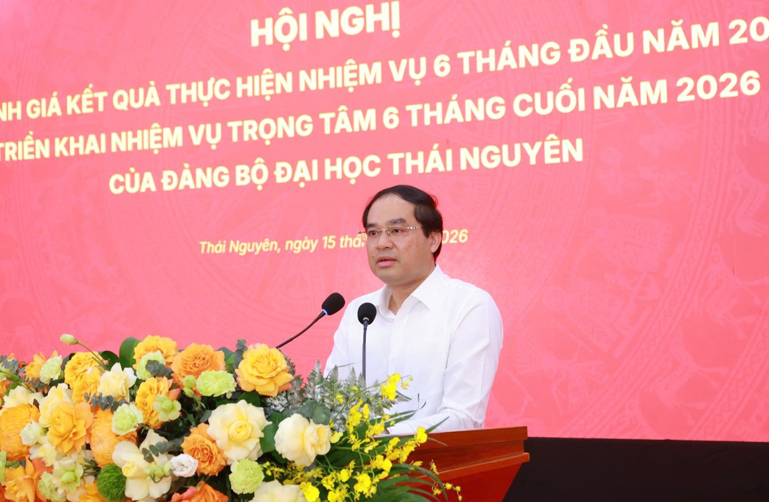 Ông Trịnh Xuân Trường - Bí thư Tỉnh ủy Thái Nguyên chia sẻ tại Hội nghị.