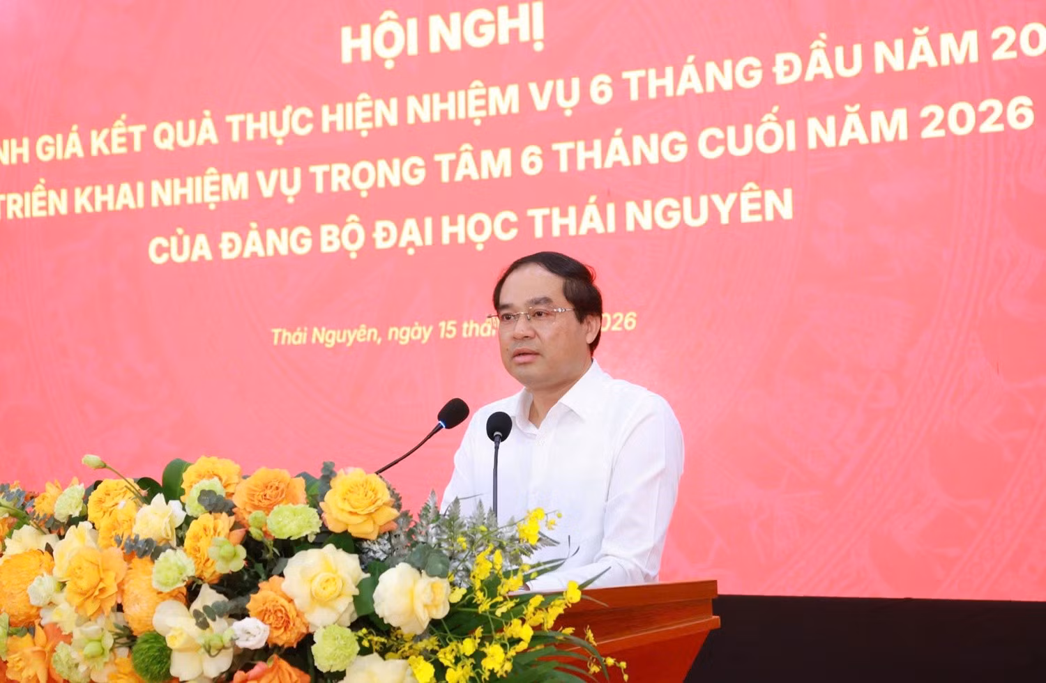 Ông Trịnh Xuân Trường - Bí thư Tỉnh ủy Thái Nguyên chia sẻ tại Hội nghị.