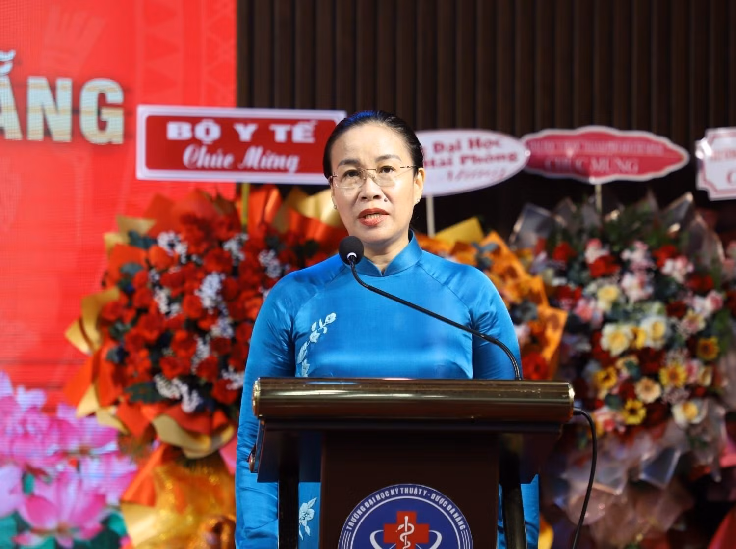 Đồng chí Nguyễn Thị Anh Thi - Phó Chủ tịch UBND thành phố Đà Nẵng phát biểu