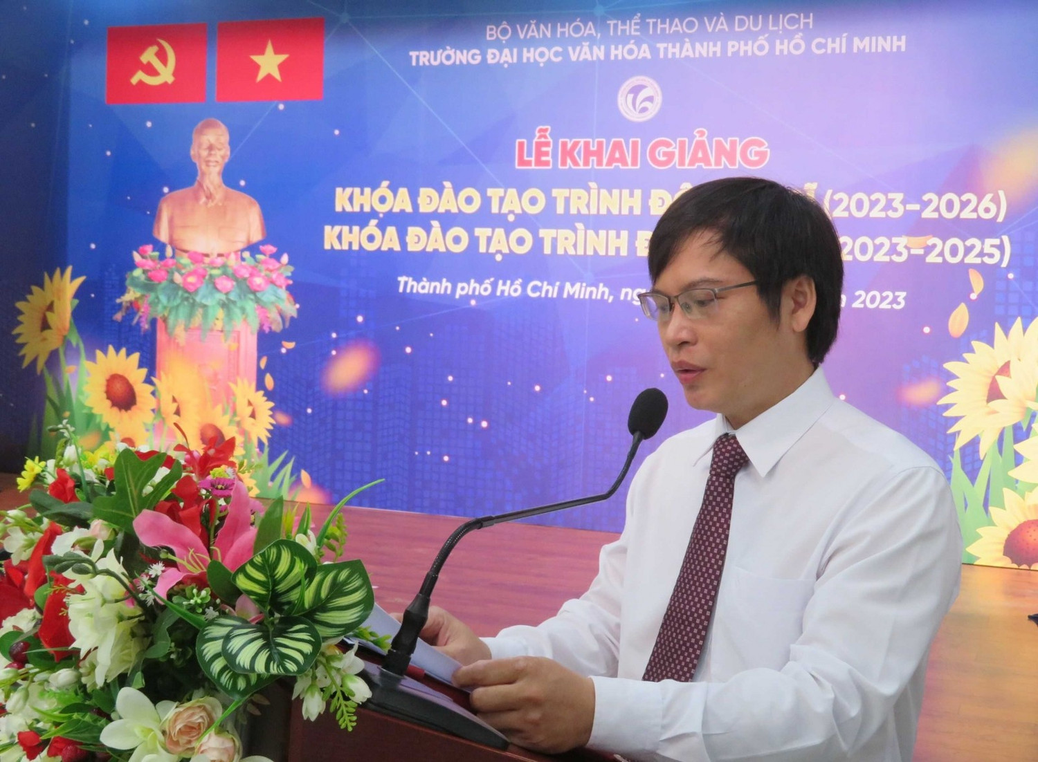 Thạc sĩ Nguyễn Thanh Tùng - Phó Trưởng phòng Điều hành Phòng Đào tạo, Quản lý Khoa học và Hợp tác quốc tế, Trường Đại học Văn hóa Thành phố Hồ Chí Minh. Ảnh: website nhà trường.
