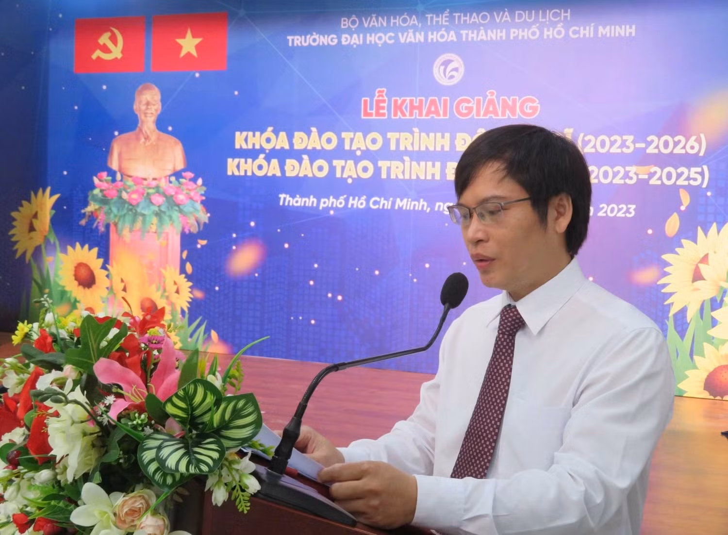 Thạc sĩ Nguyễn Thanh Tùng - Phó Trưởng phòng Điều hành Phòng Đào tạo, Quản lý Khoa học và Hợp tác quốc tế, Trường Đại học Văn hóa Thành phố Hồ Chí Minh. Ảnh: website nhà trường.