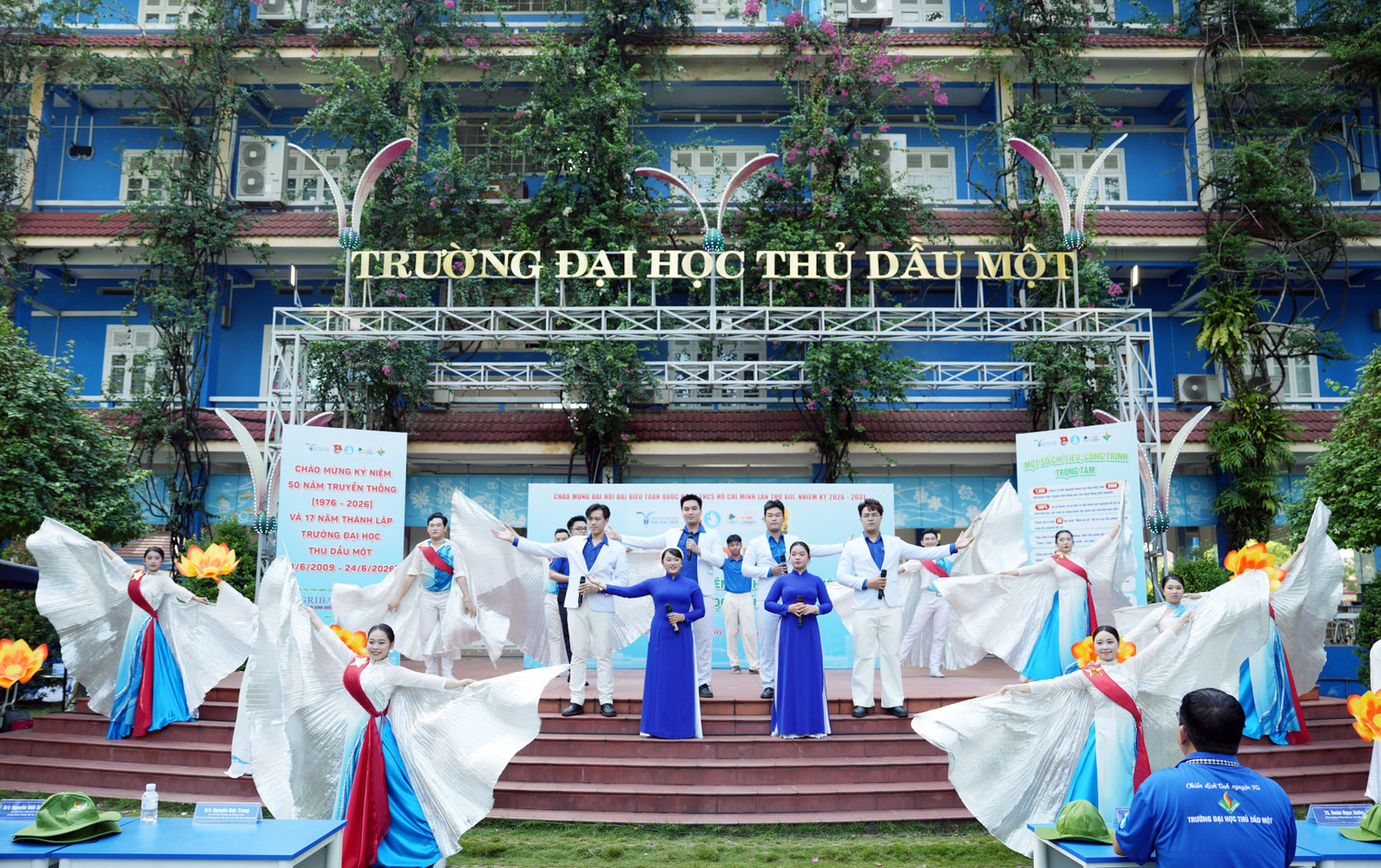 Tuổi trẻ Trường Đại học Thủ Dầu Một chính thức khởi động Chiến dịch Hè tình nguyện – Mùa hè Xanh năm 2026. Ảnh: NTCC