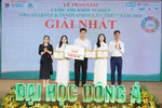 Dự án kẹo dẻo thảo dược hỗ trợ giảm ho giúp nhóm SV giành giải Nhất cuộc thi khởi nghiệp, ĐH Đông Á 