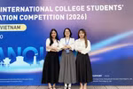 Nhóm nữ sinh VNU đạt giải Vàng cuộc thi khởi nghiệp CICSIC - Trạm Việt Nam năm 2026