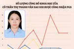 Cô Trần Thị Thanh Vân là nữ ứng viên GS duy nhất ngành Vật lý, từng nhận bằng TS tại Pháp