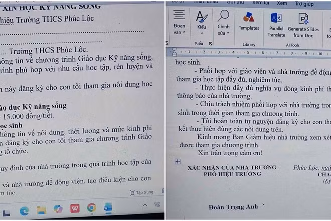 Học kỹ năng sống, Toán tư duy: Phụ huynh phản ánh "bị vận động", Hiệu trưởng THCS Phúc Lộc nói gì?