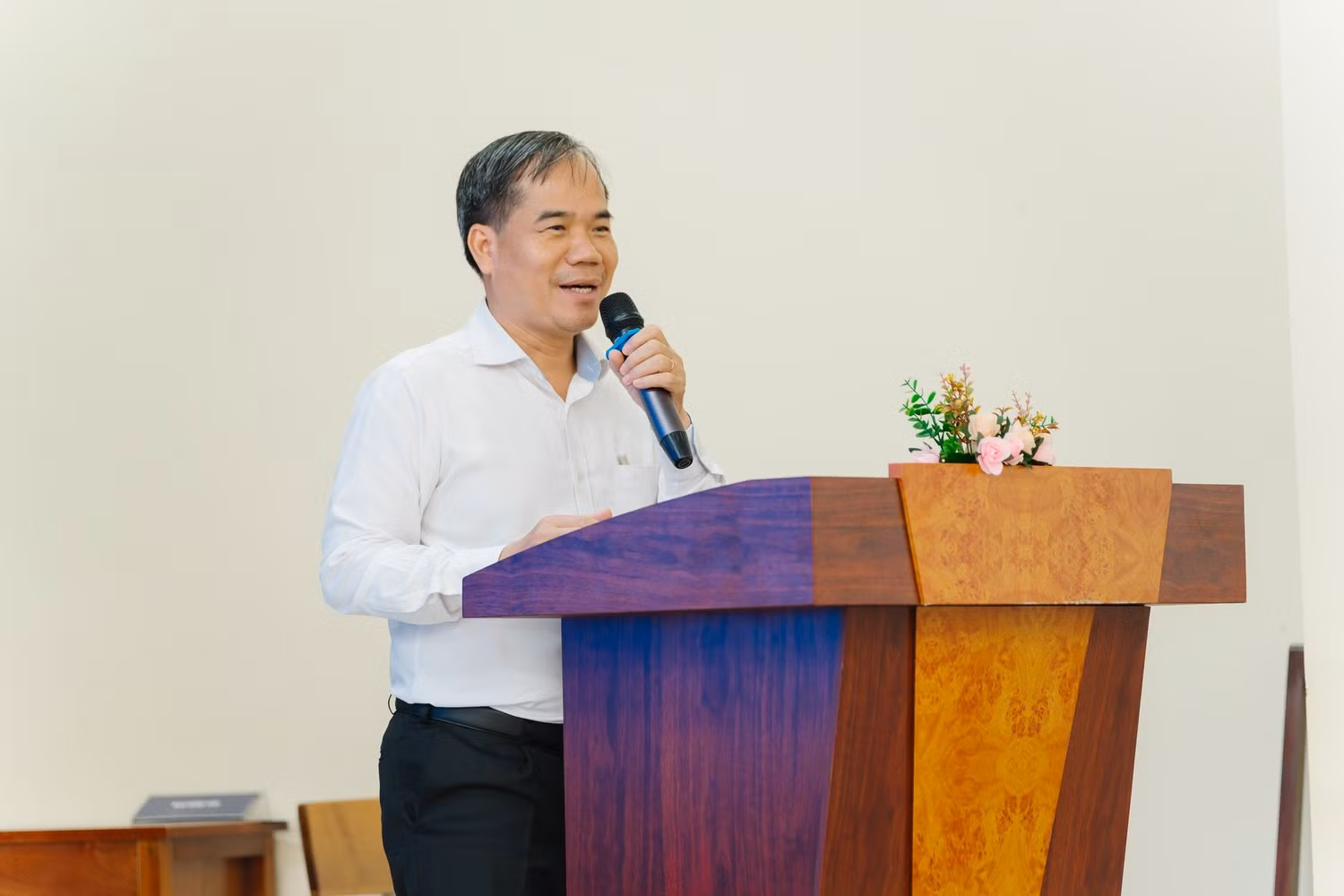 Ông Nguyễn Phúc Tăng - Phó Giám đốc Sở Giáo dục và Đào tạo Thành phố Cần Thơ phát biểu tại chương trình.
