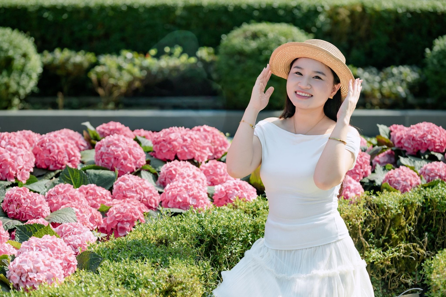 Thảm hoa rực rỡ khoe sắc tại Le Jardin D’Amour.
