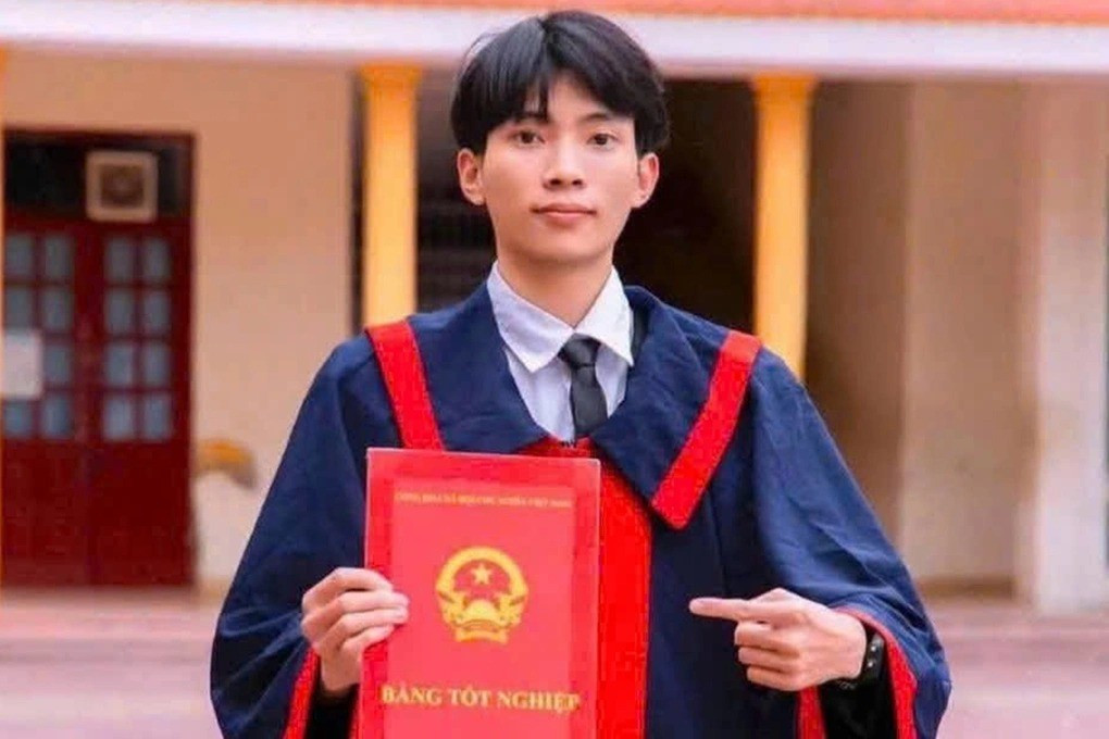 Trần Văn Bảo, đồng thủ khoa chuyên Sử, Trường Trung học phổ thông Chuyên Trần Phú. (Ảnh: Nhân vật cung cấp)