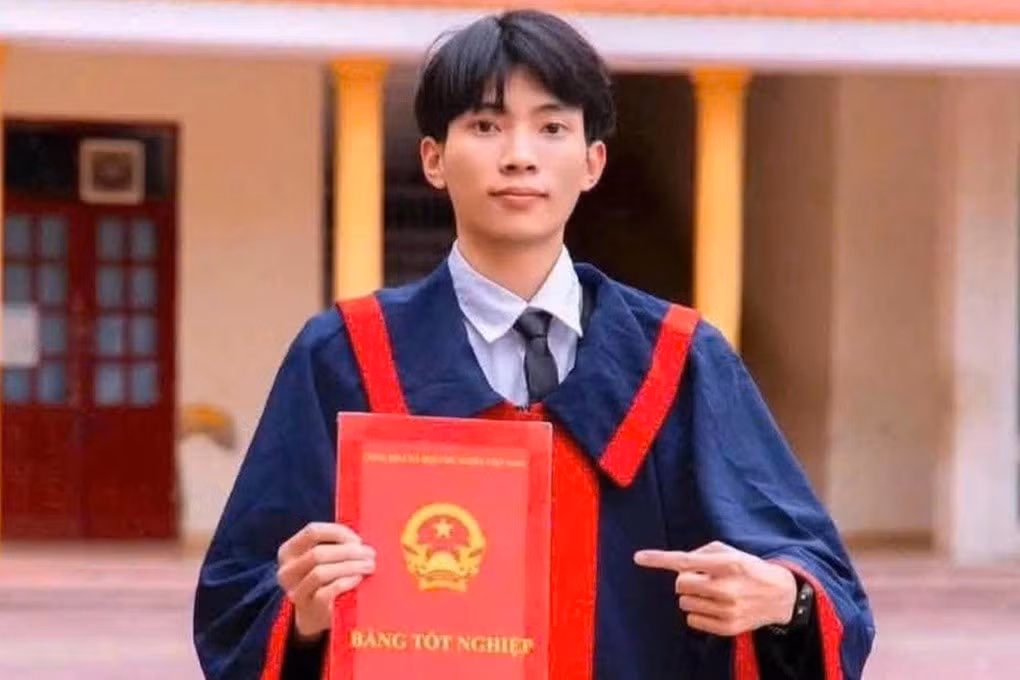 Trần Văn Bảo, đồng thủ khoa chuyên Sử, Trường Trung học phổ thông Chuyên Trần Phú. (Ảnh: Nhân vật cung cấp)