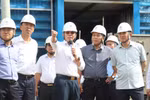 Lãnh đạo cấp cao của EVN và TKV làm việc tại Nhà máy Nhiệt điện Vĩnh Tân 4