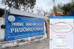 Lớp nhiều HS không đủ điều kiện tốt nghiệp, phụ huynh THCS Phương Canh lo lắng