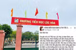 Hiệu trưởng TH Lộc Hòa: Thông tin trên mạng xã hội nêu trường "xén" tiền khen thưởng là sai sự thật