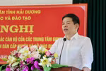 Tiến sĩ Lương Văn Việt làm Giám đốc Sở Giáo dục và Đào tạo Hải Phòng sau sáp nhập