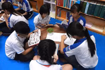 Không gian đọc tại nhà văn hóa. Ảnh: Mai Dung.