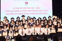 Học viện Thanh thiếu niên Việt Nam trao bằng cử nhân đợt 2/2026