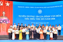 Từ giữ gìn nếp nhà đến danh hiệu "gia đình văn hóa tiêu biểu Thủ đô năm 2026"