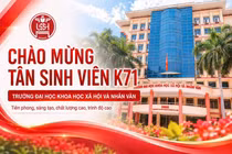 Ngành Báo chí của Trường Đại học Khoa học Xã hội và Nhân văn (ĐHQGHN) lấy 22 điểm