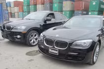 Bốn xe nhập lậu bị nghi ăn cắp từ Mỹ