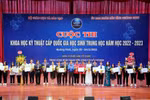 Hải Phòng có 2 dự án đạt giải Nhất cuộc thi Khoa học kỹ thuật quốc gia 2023