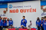Ứng dụng STEM, 2 học sinh THCS Ngô Quyền làm dự án về phân loại rác thải