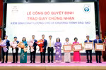 UNETI nhận Giấy chứng nhận kiểm định 5 chương trình đào tạo