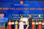 Nhà giáo Vĩnh Thụy: Nghề giáo không chỉ dạy kiến thức mà còn gieo mầm hy vọng