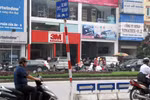 Hà Nội: Cột biển báo phân làn dễ gây tai nạn 