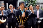 Chùm ảnh: Nữ thủ tướng Thái Lan du ngoạn Hà Nội