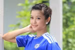 Huyền My: Hot girl Việt hết mình cổ vũ Chelsea đánh bại M.U