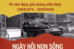 Ngày 30/4/1975 là sự kiện trọng đại và được đưa vào xuyên suốt CTGDPT mới