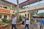 Giám đốc Sở GDĐT Hải Phòng thị sát trường học khắc phục hậu quả sau bão số 3