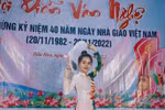 Tôi theo nghề dạy học vì thấy bố làm giáo viên vùng cao được yêu thương, quý mến