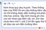 Học sinh tiểu học ở Nha Trang chưa tiêm vắc xin phải học online, Phòng GD nói gì