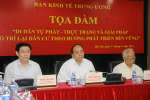 Ban Kinh tế Trung ương tham vấn ý kiến chuyên gia về “di cư tự phát” 