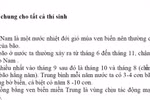 Đáp án đề thi ĐH môn Địa lý khối C 2012