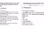 TPHCM khảo sát phương án tổ chức kỳ thi tốt nghiệp từ 2025, tôi xin có ý kiến