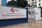 Không tìm thấy 3 công khai, Trường Đại học Việt Nhật lý giải do website cập nhật
