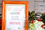 Trang trại Vinamilk nhận giải "Trang trại bò xuất sắc nhất Việt Nam"